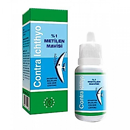 Metilen Mavi  Contra Ichthyo Akvaryum Balıkları Için Deri Losyonu (30 ml)