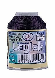 Leylak oya ipi- patlıcan moru -