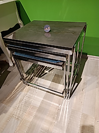 MERCAN MOBİLYA VE AKSESUAR, DİKDÖRTGEN İRONİ KROM ,ZİGON SEHPA ,SERVİS SEHPASI , YAN SEHPA