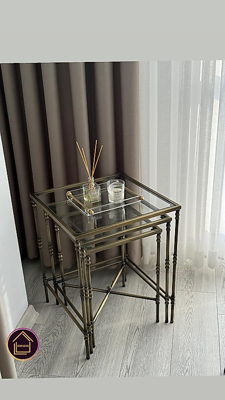 ESKİTME KAPLAMA KARE TORNALI ZİGON ŞEFFAF CAM