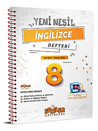 Spoiler Yayınları 8. Sınıf İngilizce Pdf Akıllı Defter 2025 2026 Yeni Baskı Sezon