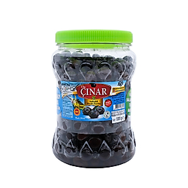 Orta Boy Siyah Zeytin Orta Tuzlu 1 Kg