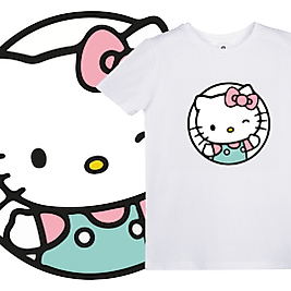 Hello Kitty Baskılı Çocuk Tişört