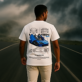 MCLAREN - 720S V1 - Tasarım Baskılı Oversize Tişört