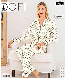 Dofi Düğmeli Pijama Takımı 1780-4