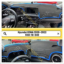 Hyundai Kona 2020 - 2022 Konsol Torpido A3D Koruma