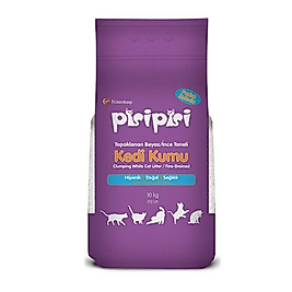 Eczacıbaşı Pisipisi Pudra Kokulu Topaklanan Kedi Kumu 10 Kg