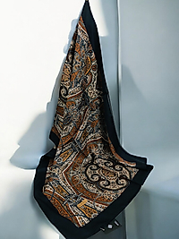 Desenli Alfa Silk Şal Etnik Desen