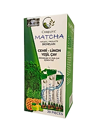 Fırsat Kapısı Matcha Ananaslı Bromelıan Aromalı Detox Burner Form Maça Tozu 20 li