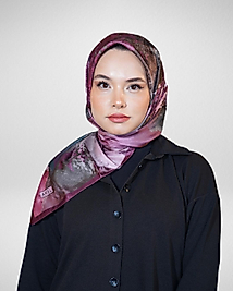 Dijital Kristal Eşarp Pastel Boya Desen