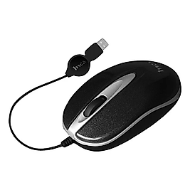 Inca Im-141U Silver Black Mini Makaralı Mouse(KUTUSUZ)