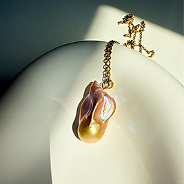 Pearl Rose Necklace | Kolye
