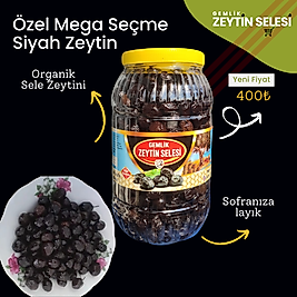 Özel Mega Seçme Siyah Zeytin