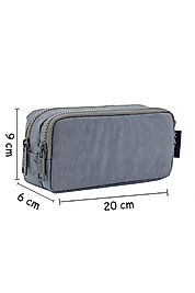 Nemo Bags Gri Su Geçirmez Krinkıl Kumaş Çift Bölmeli