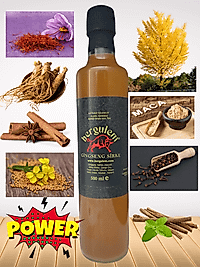 Bergulem Doğal  Ginseng Sirkesi 500 ml