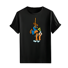 90'lar Çizgi Film Karakteri Goofy Baskılı Oversize Unisex Tişört