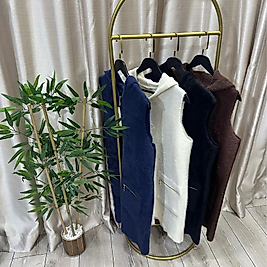 Kapşonlu Angora yelek