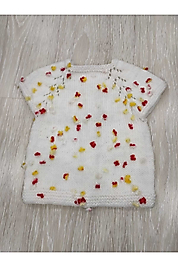 Miracix MRCKLT57 El Yapımı El Örgüsü Bebek Hırka, Kazağı 6-12 Ay