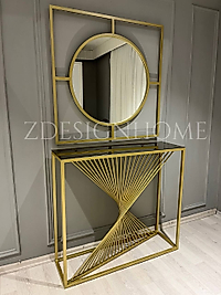 100 CM AYNA, 90X30X100 CM DRESUAR GOLD Z-15