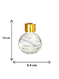 50 cc Çizgili Balon Kolonya Şisesi