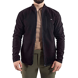 VAV WEAR Tactical Outdoor Su Geçirmez Erkek Siyah Polar Sweatshirt Tüylenmez POLTAC03