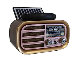 EVERTON RT-877 Solar enerjili fm/bt/usb özelikli radyo