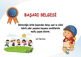 BAŞARI BELGESİ