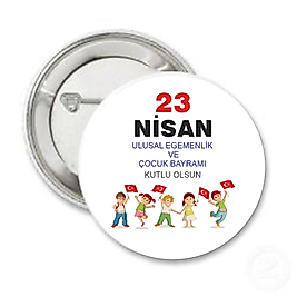 23 NİSAN ROZETİ