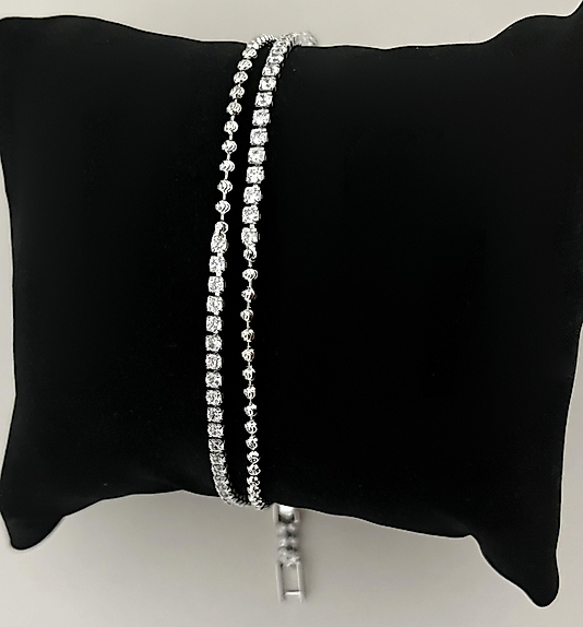 Silver Suyolu ve Zincir Kaplama Bileklik (ÇELİK DEĞİLDİR)