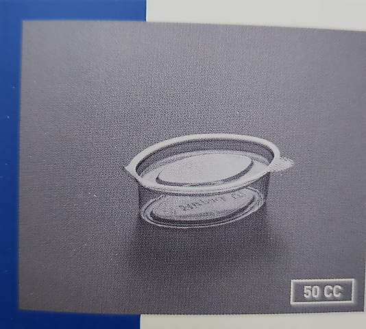 Plastik Kapaklı Sos Kabı 50 CC