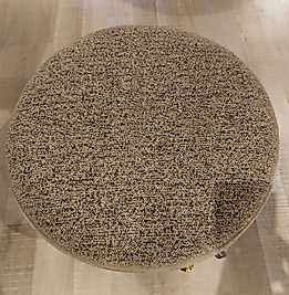 MERCAN MOBİLYA VE AKSESUAR, PUF,RENKLİ ,EKOSE DESENLI,DEKORATİF,PLASTİK AYAK,43CM/42 CM