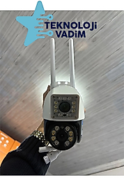 3MP Akıllı WiFi PTZ Kamera – Renkli Gece Görüş, Hareket Algılama, 2 Yönlü Ses, IP66 TeknolojiVadim