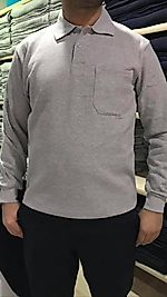 STAR SWEAT İÇİ POLARLI 2 İPLİK POLO YAKALI Gri