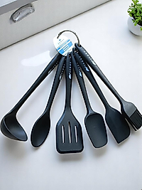 Ivory 6 Parça Silikon Set Siyah 20 Cm