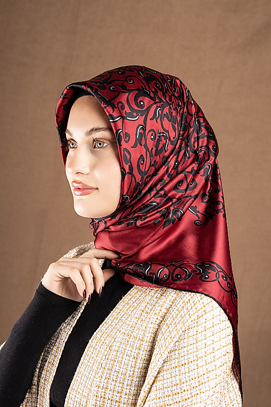 Varaklı Saten Eşarp