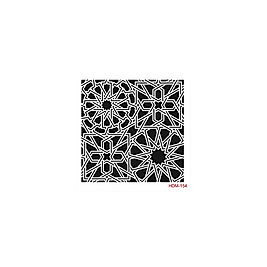 HOME DECOR MİDİ STENCİL 22*22 CM HDM-154