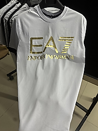 ZEROWEAR - EA7 KOL DETAYLI PREMİUM KALİTE ERKEK T-SHİRT