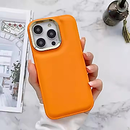 İphone 13 Pro Puff Telefon Kılıfı Turuncu