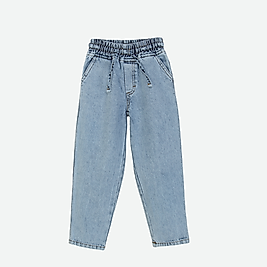 Unısex Çocuk Denim Mavi Pantolon