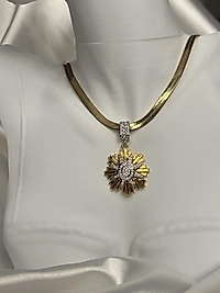 Güneş Işığı Kolye Model Çelik Kolye
