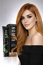 BEWON SAÇ BOYASI 100 ML (7-34 KUMRAL DORE BAKIR)