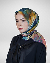 Spring Eşarp Suluboya Desen