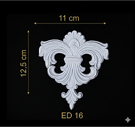 ED-16 Dekoratif Esnek Aplik (2'li)