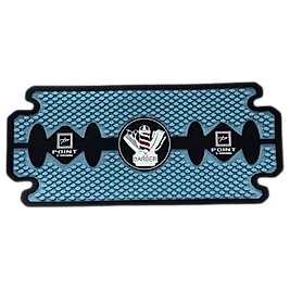 Berber Tezgah Paspası Mavi