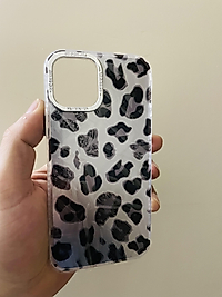 İPhone 12 - 12 Pro Uyumlu Leopar Telefon Kılıfı Model-1