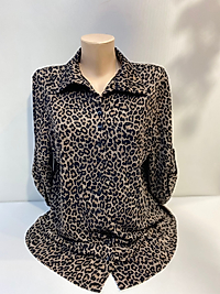 LEOPAR TRİKO KUMAŞ GÖMLEK