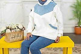 POLAR KOT DETAYLI SWEAT