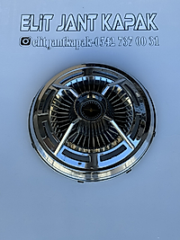 15 INCH DÜZ ÇEMBERLİ SİYAH ÖRÜMCEK JANT KAPAĞI
