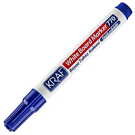 KRAF BEYAZ TAHTA KALEMİ DOLDURULABİLİR 770 MAVİ