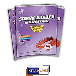 5.Sınıf Sosyal Bilgiler Maratonu (Konu Özetli-Etkinlikli) Maraton Yayıncılık 2025